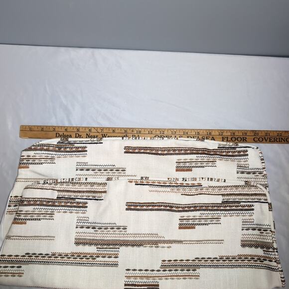 Set of 2 20 x 20 Square Throw Pillow Covers Cyprus Embroidered Reversable - Picture 6 of 7